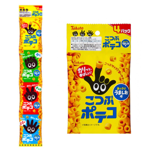 Tohato Kotsubu Poteco連續4包(枝豆)(11166-1)*15條/箱