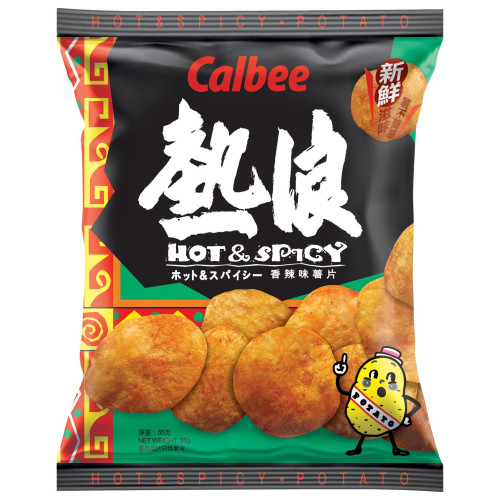 卡樂B熱浪香辣味薯片55g *24包/箱